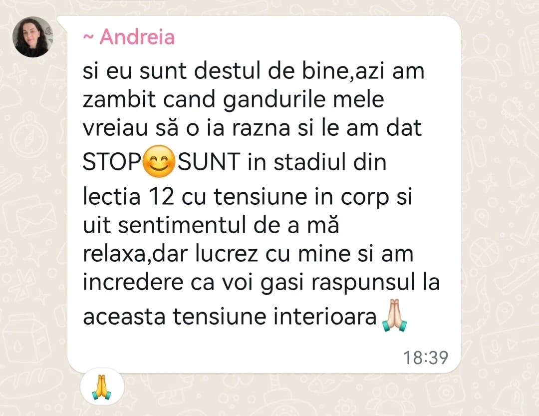 Testimonial cursant